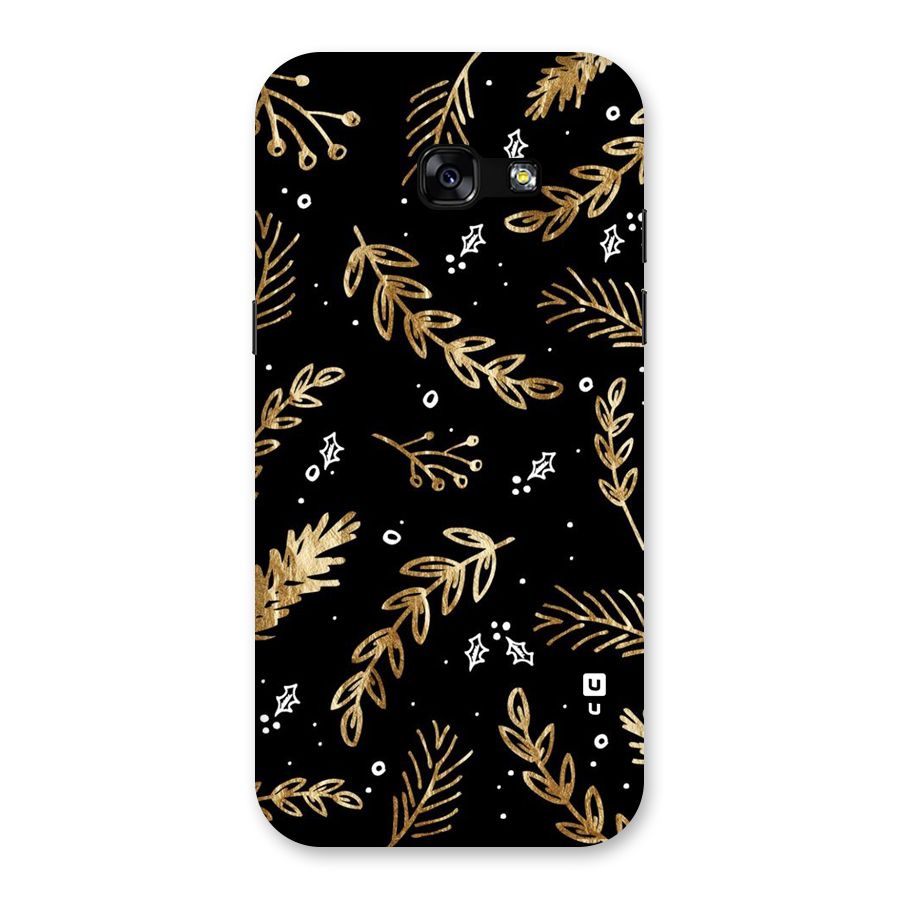 Gold Palm Leaves Back Case for Galaxy A5 2017