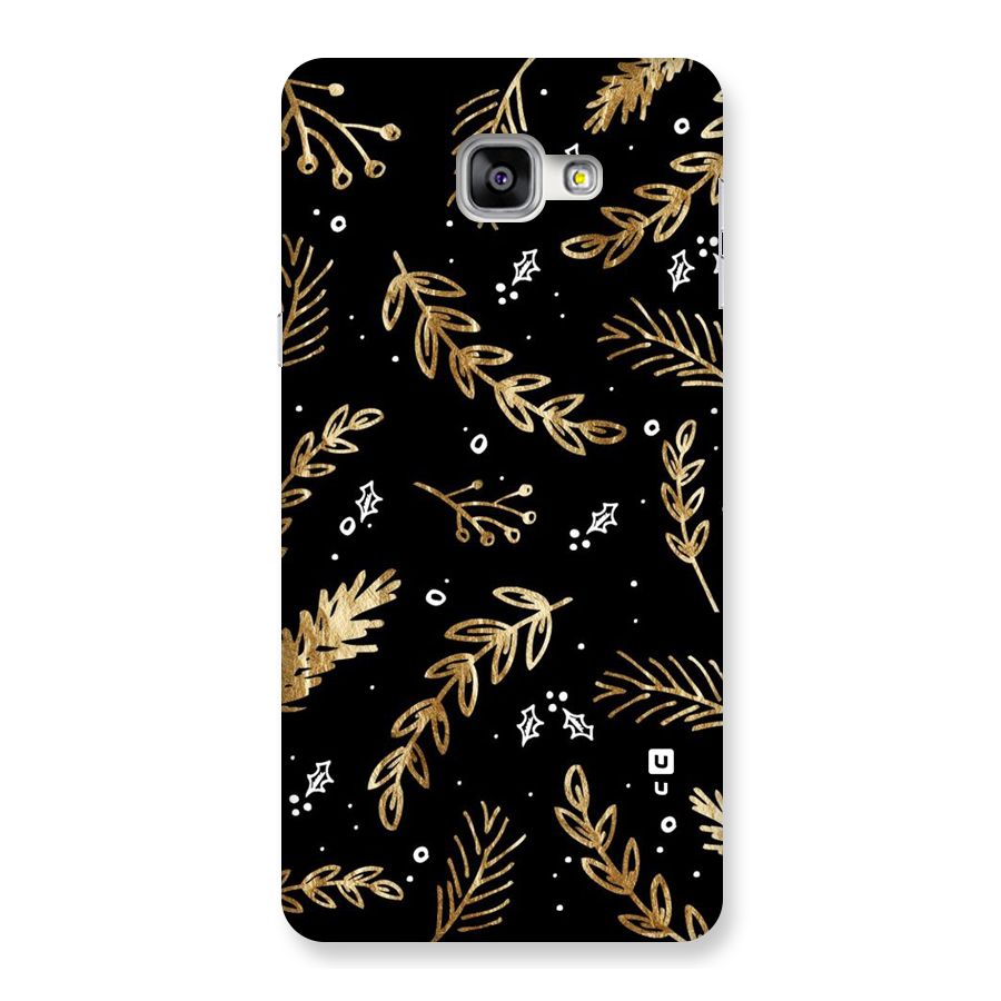 Gold Palm Leaves Back Case for Galaxy A9