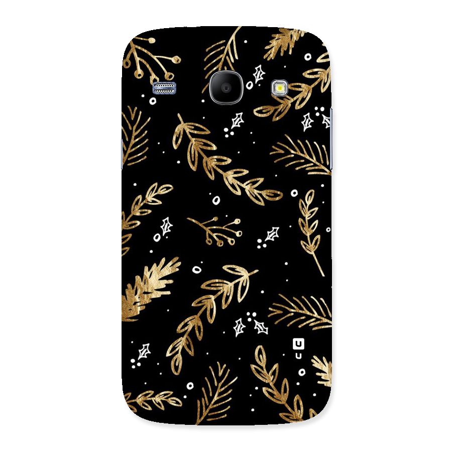 Gold Palm Leaves Back Case for Galaxy Core