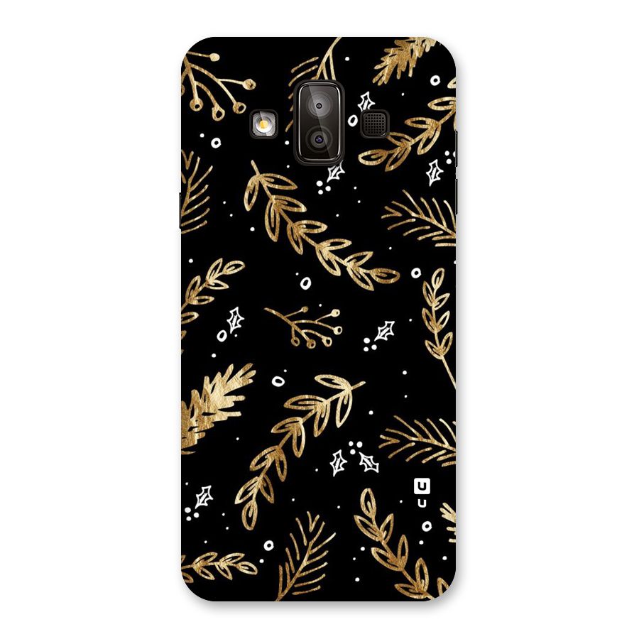 Gold Palm Leaves Back Case for Galaxy J7 Duo