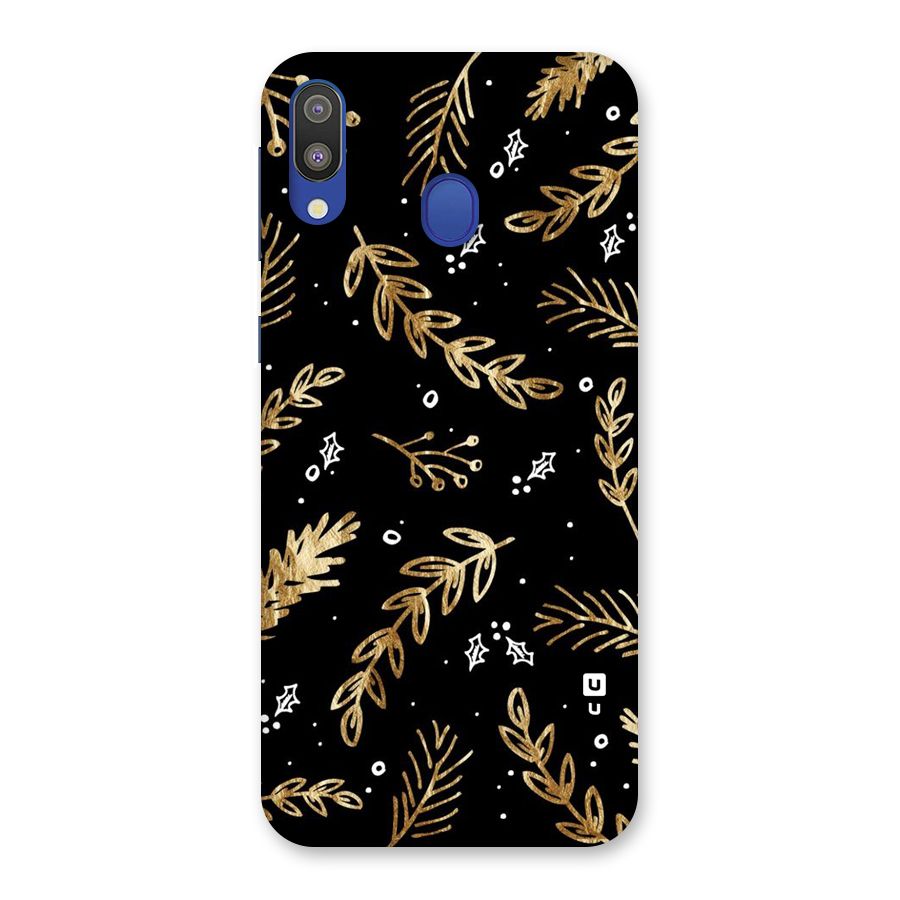 Gold Palm Leaves Back Case for Galaxy M20