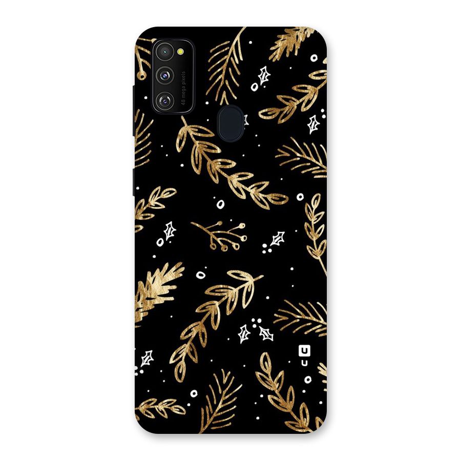 Gold Palm Leaves Back Case for Galaxy M30s