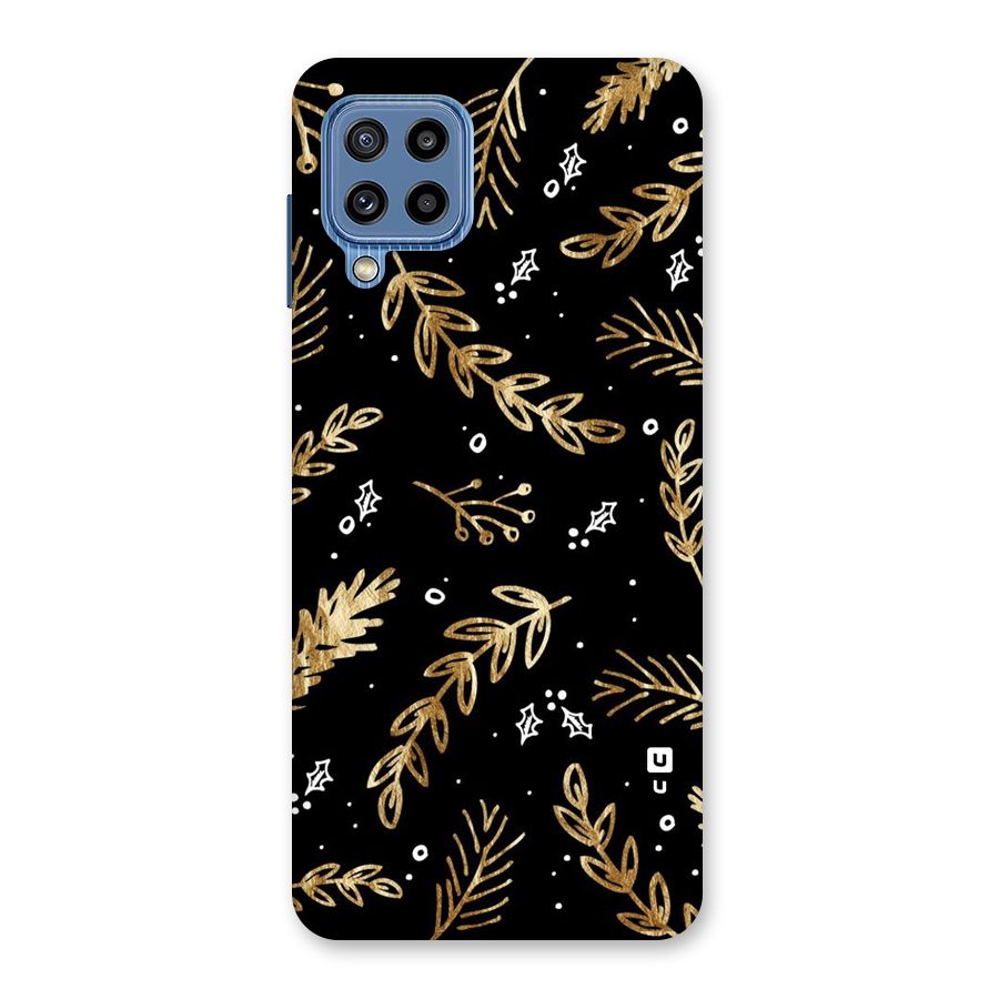 Gold Palm Leaves Back Case for Galaxy M32