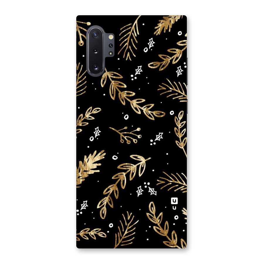 Gold Palm Leaves Back Case for Galaxy Note 10 Plus