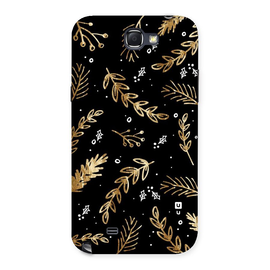 Gold Palm Leaves Back Case for Galaxy Note 2