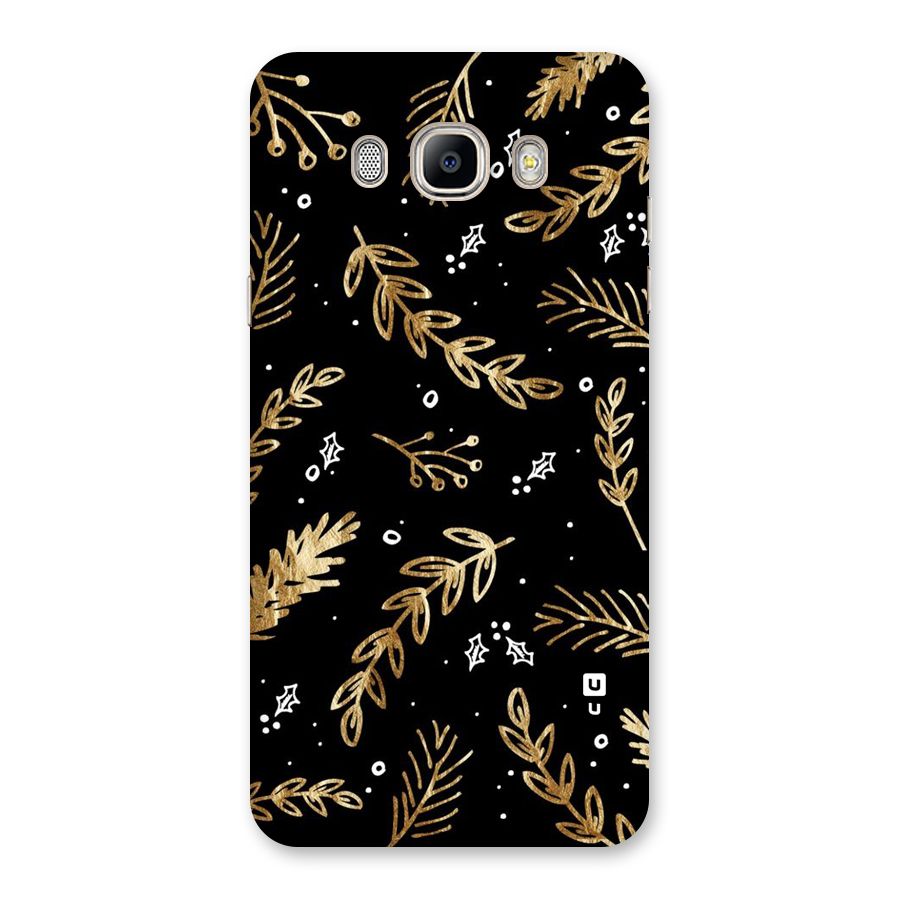 Gold Palm Leaves Back Case for Galaxy On8