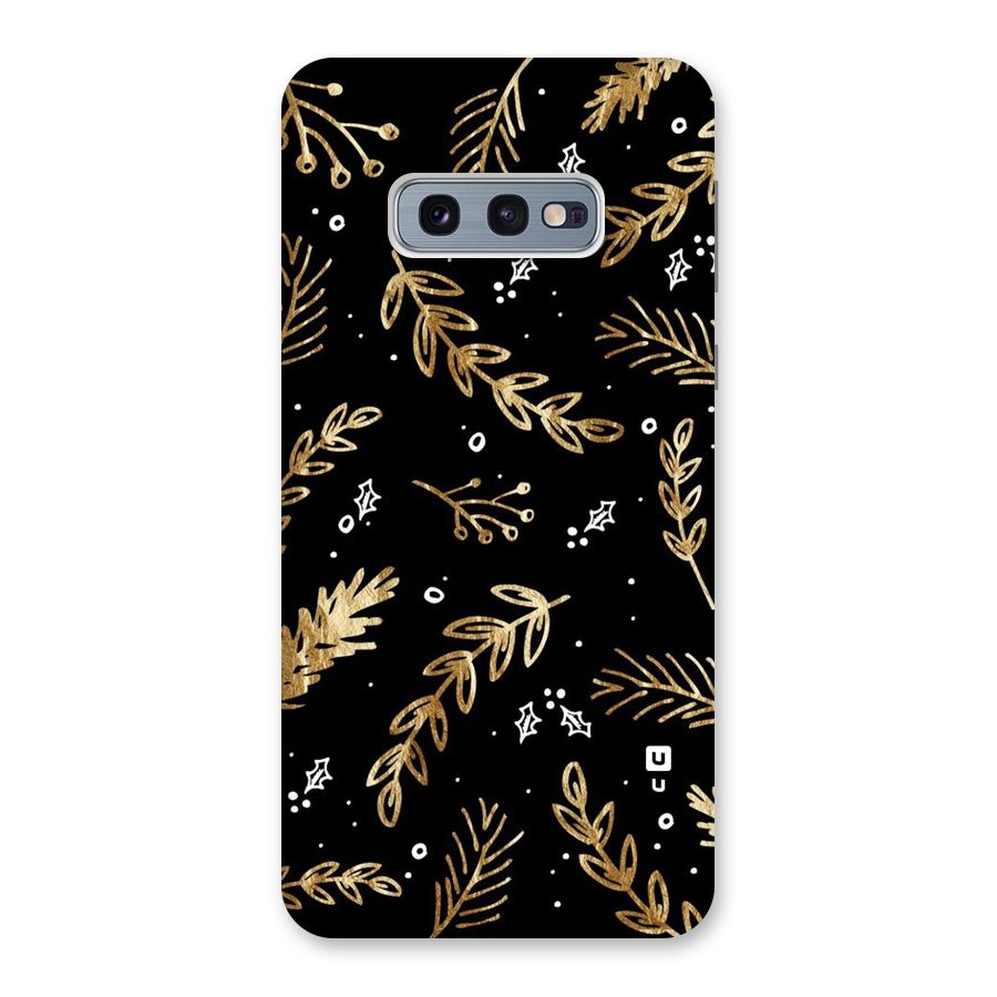 Gold Palm Leaves Back Case for Galaxy S10e