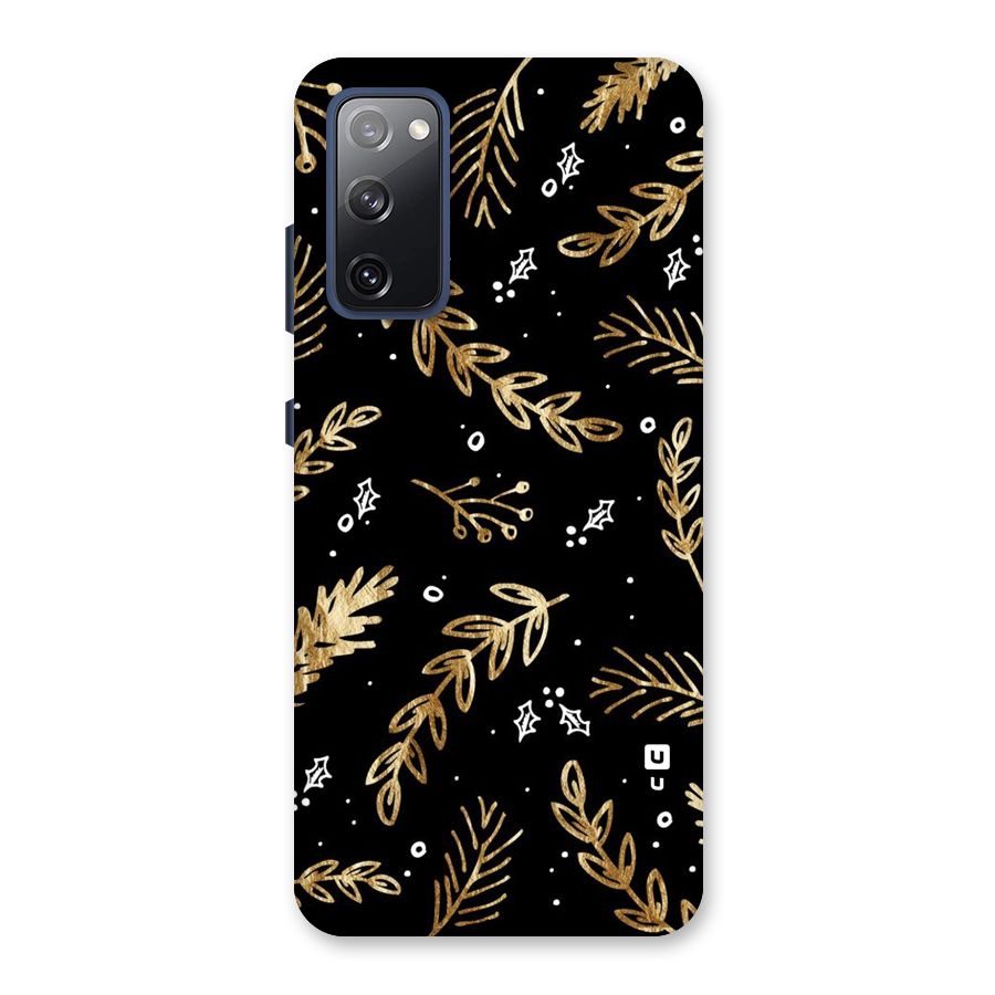 Gold Palm Leaves Back Case for Galaxy S20 FE