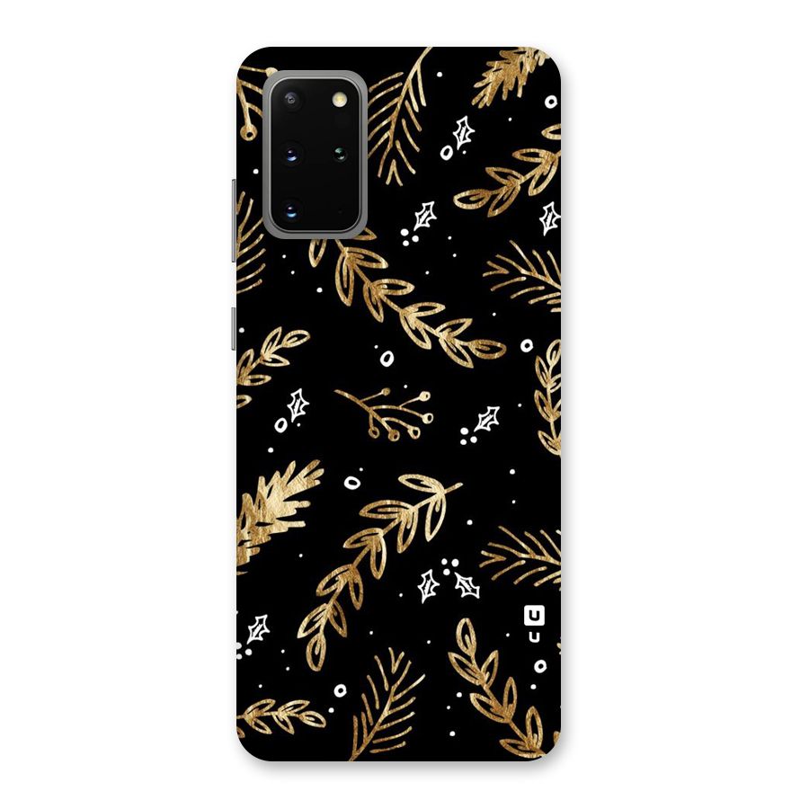 Gold Palm Leaves Back Case for Galaxy S20 Plus