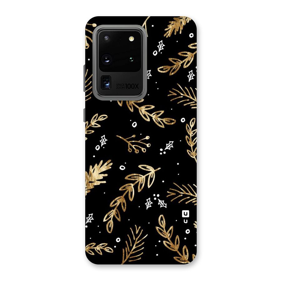 Gold Palm Leaves Back Case for Galaxy S20 Ultra