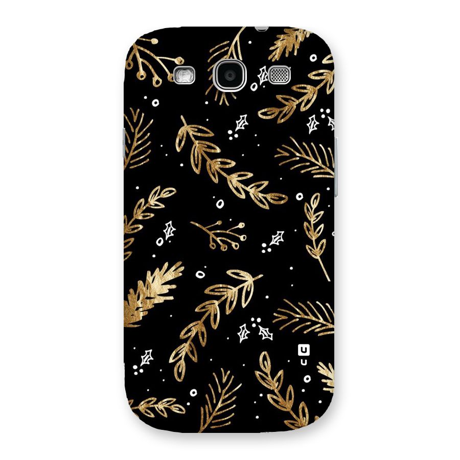 Gold Palm Leaves Back Case for Galaxy S3