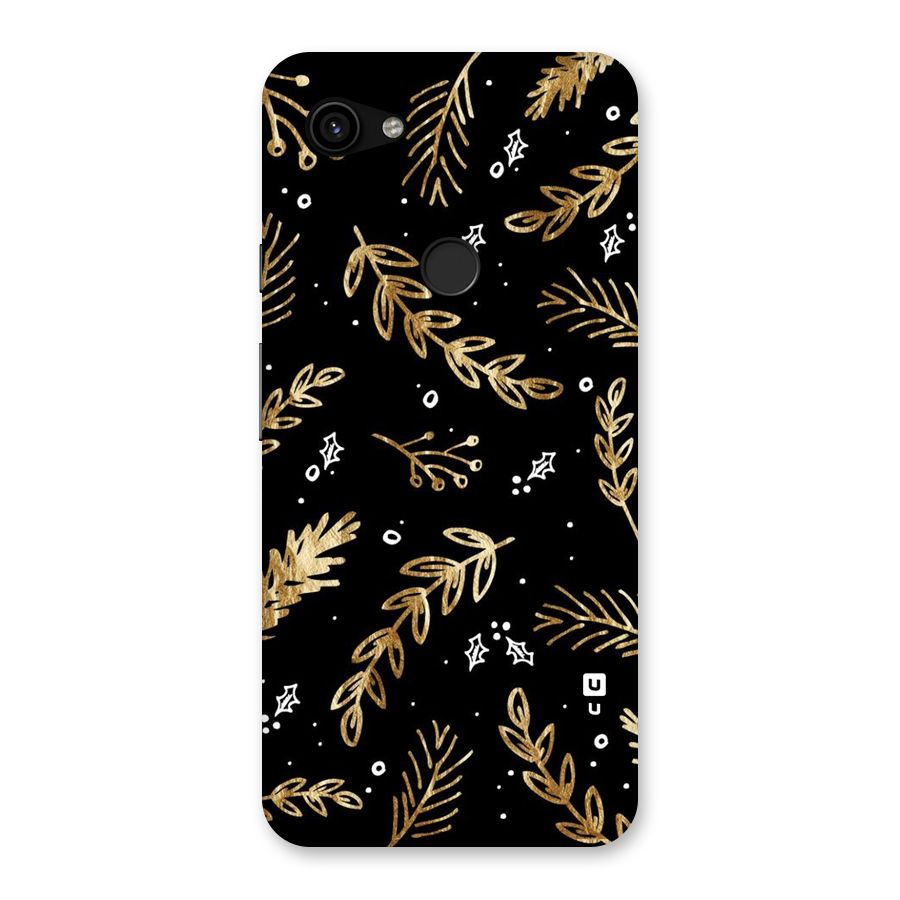 Gold Palm Leaves Back Case for Google Pixel 3a XL