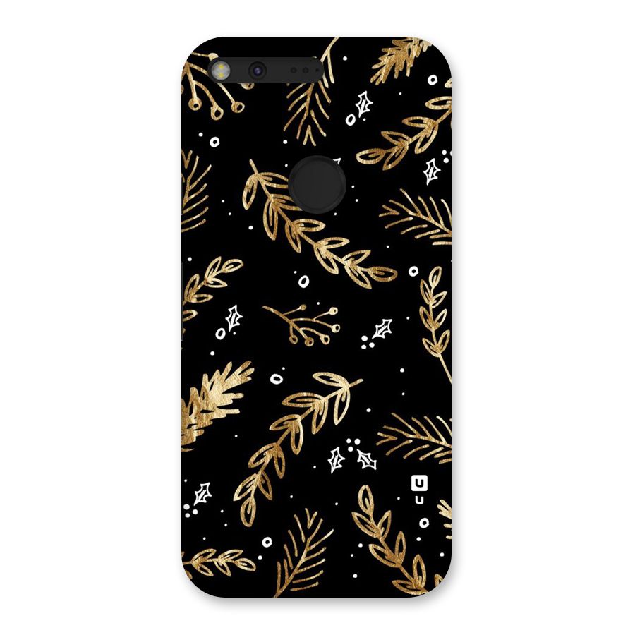 Gold Palm Leaves Back Case for Google Pixel XL
