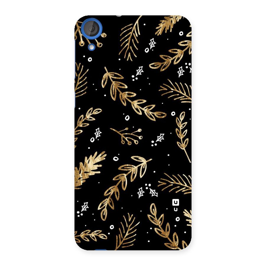 Gold Palm Leaves Back Case for HTC Desire 820