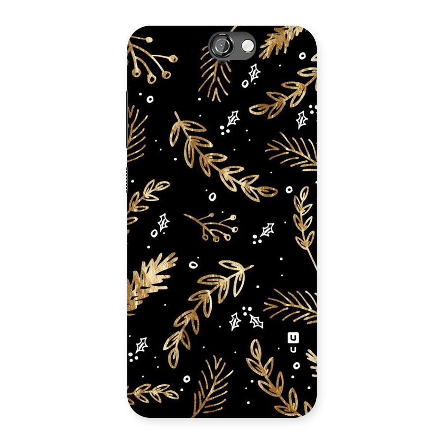 Gold Palm Leaves Back Case for HTC One A9