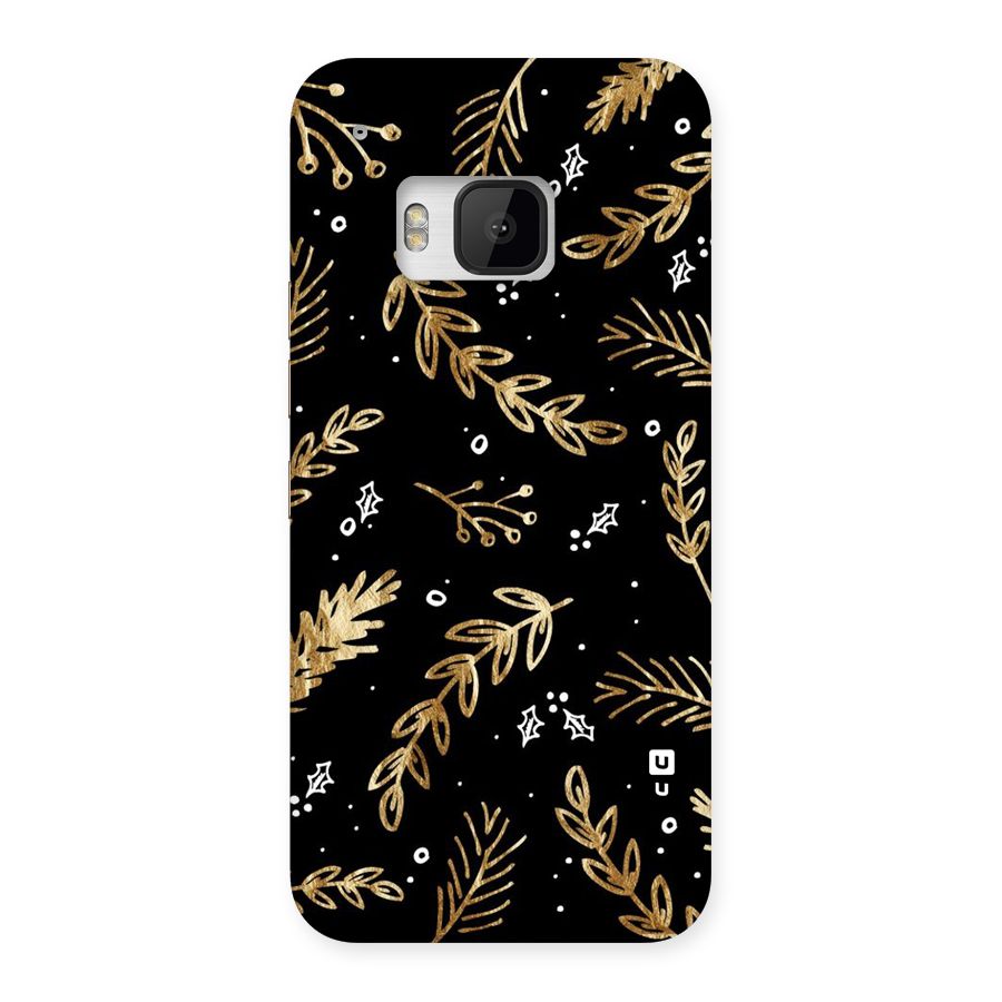 Gold Palm Leaves Back Case for HTC One M9