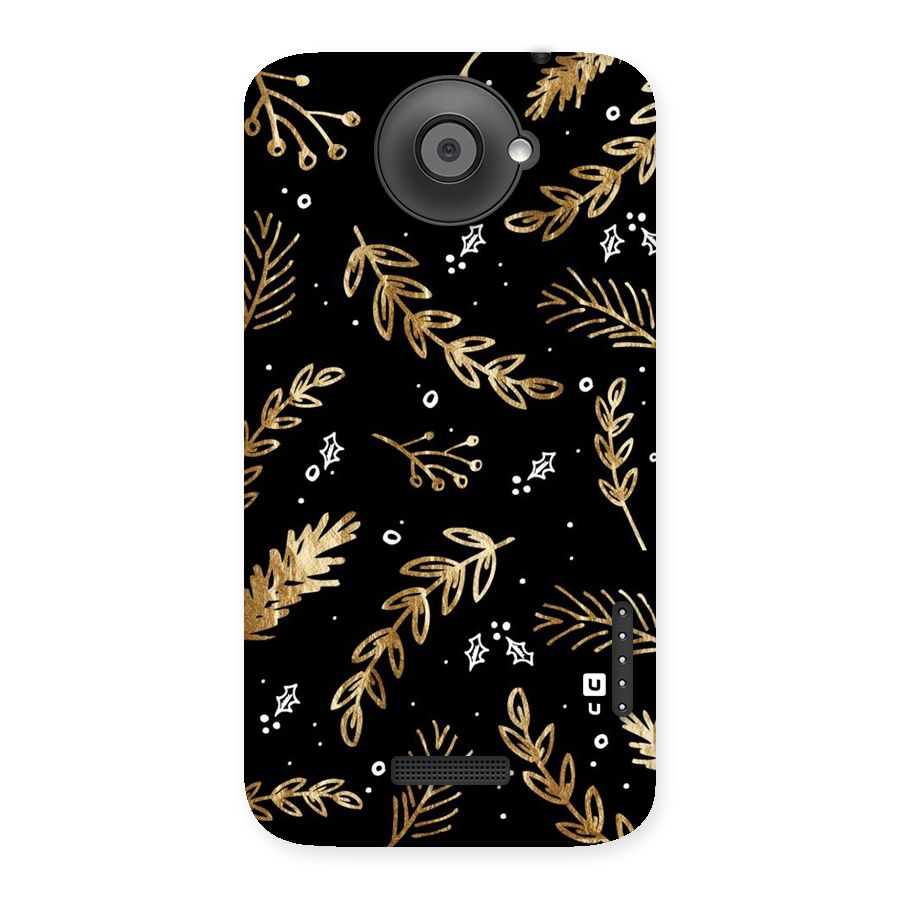 Gold Palm Leaves Back Case for HTC One X