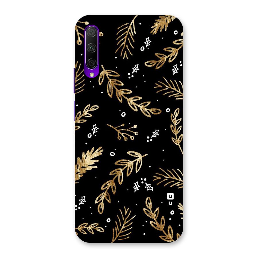 Gold Palm Leaves Back Case for Honor 9X Pro