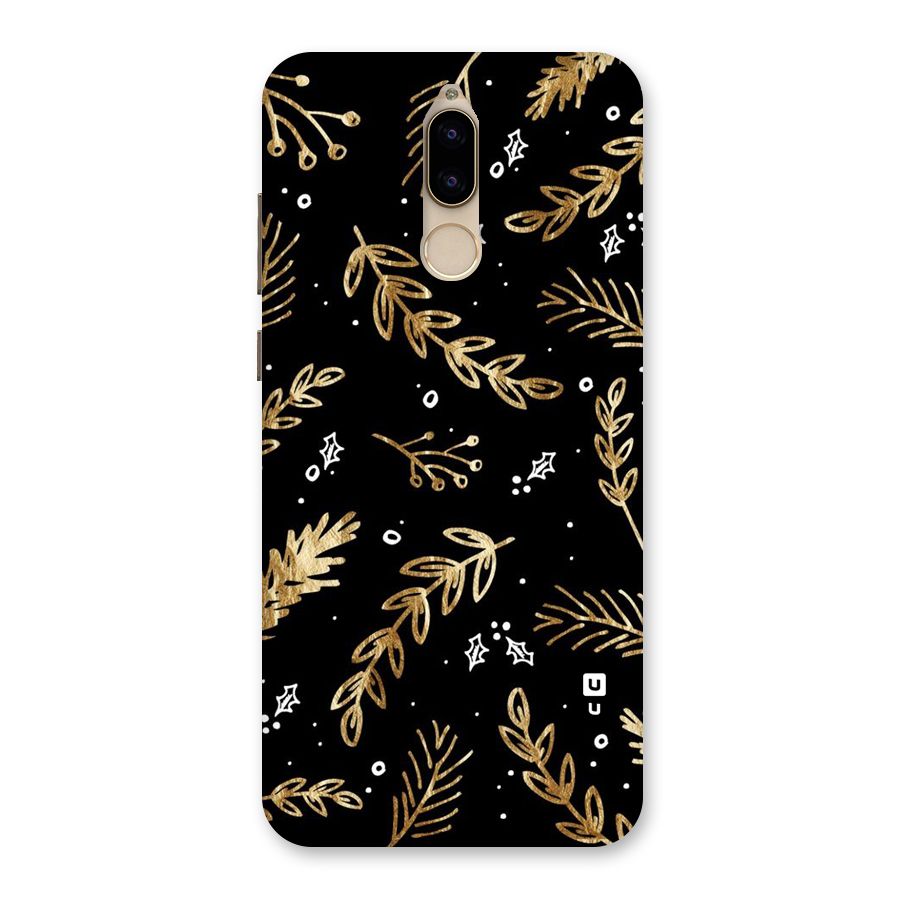 Gold Palm Leaves Back Case for Honor 9i