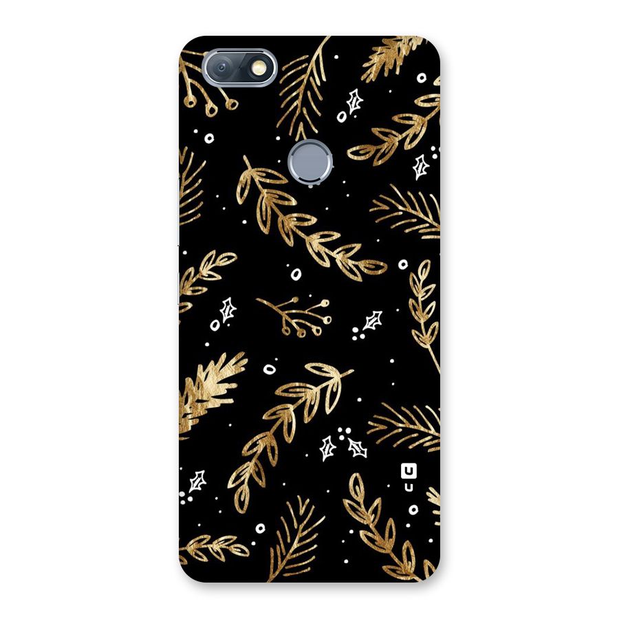 Gold Palm Leaves Back Case for Infinix Note 5