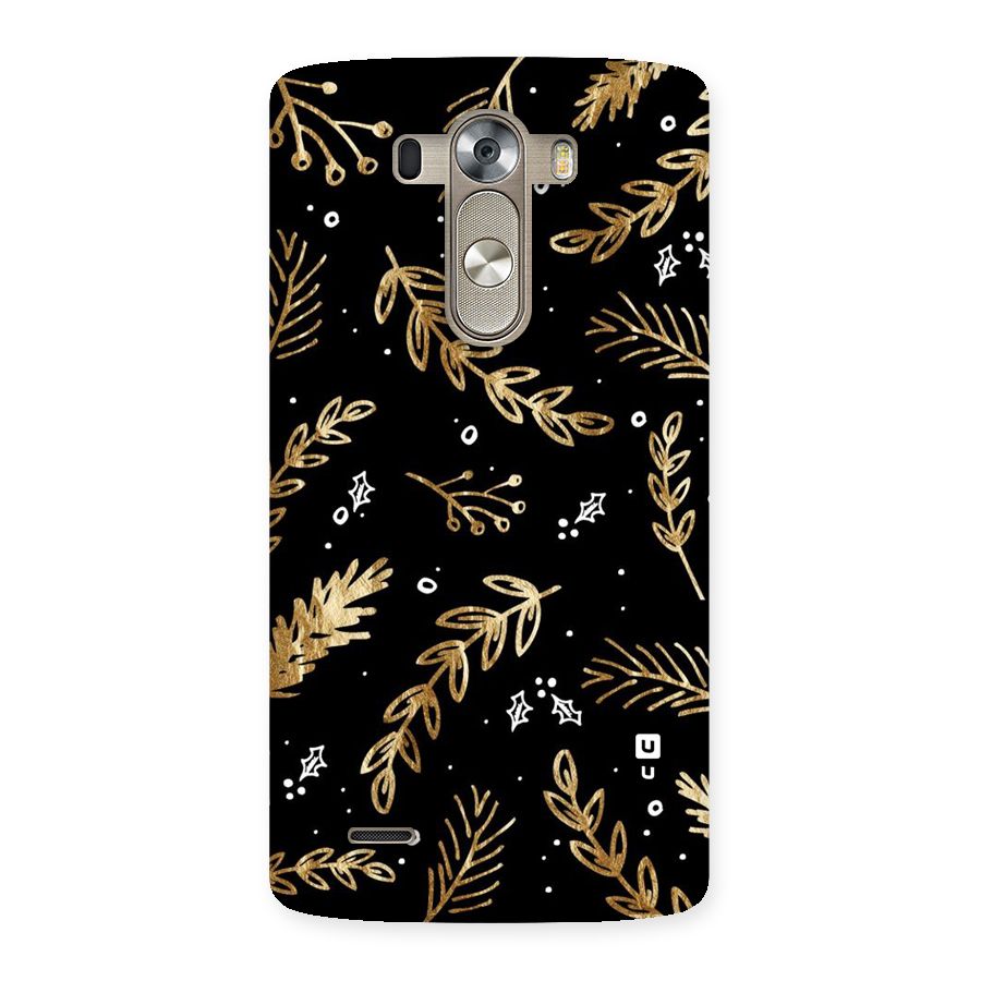 Gold Palm Leaves Back Case for LG G3