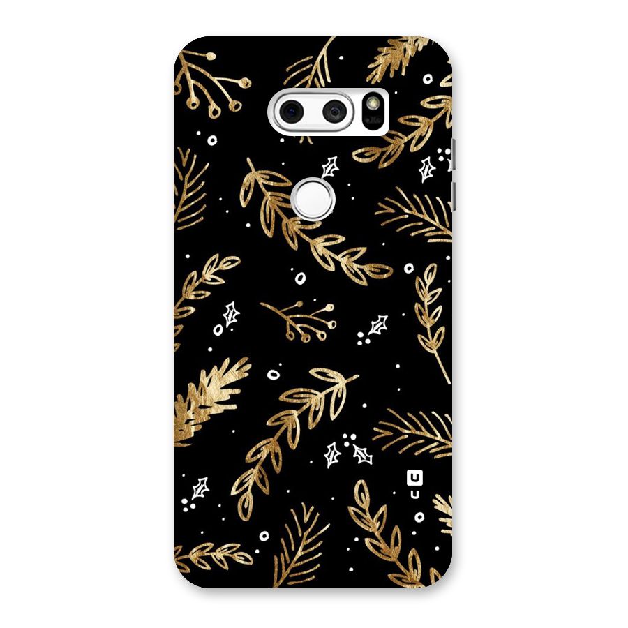 Gold Palm Leaves Back Case for LG V30