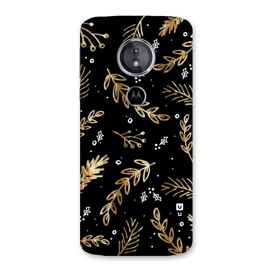 Gold Palm Leaves Back Case for Moto E5