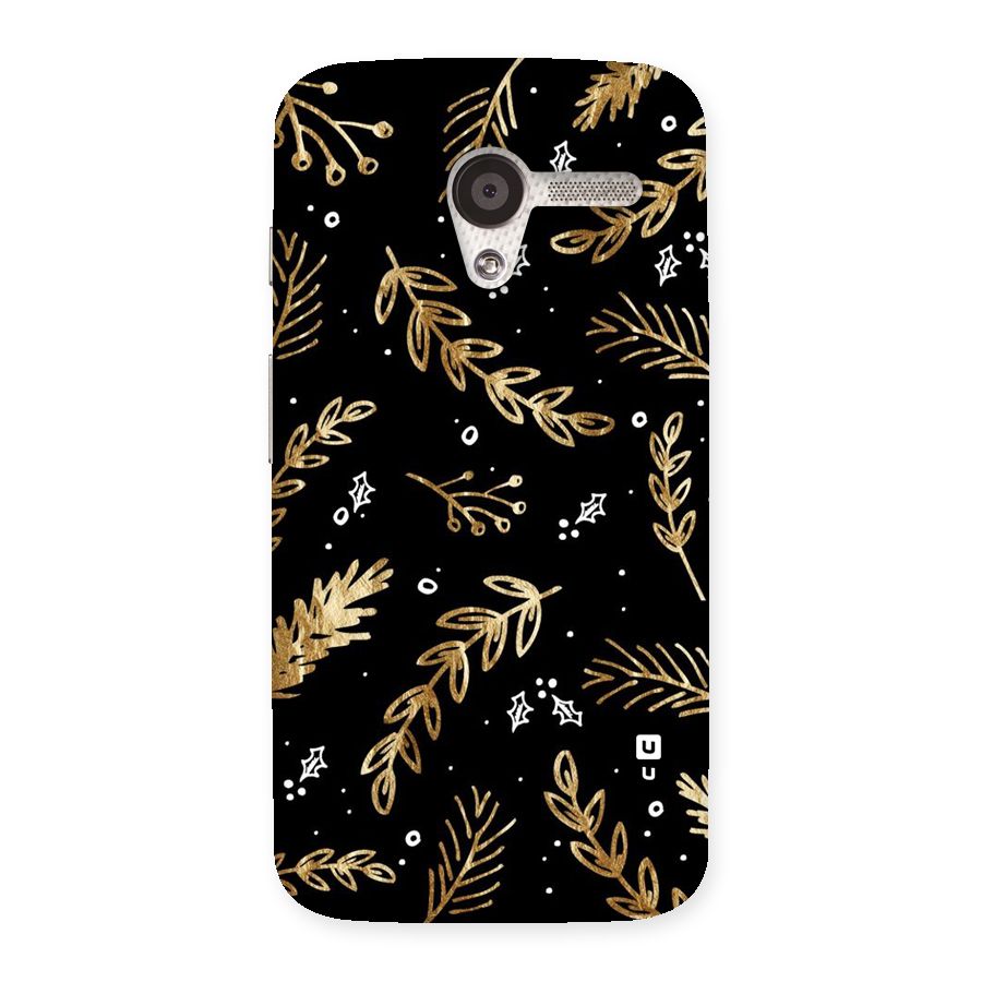 Gold Palm Leaves Back Case for Moto X