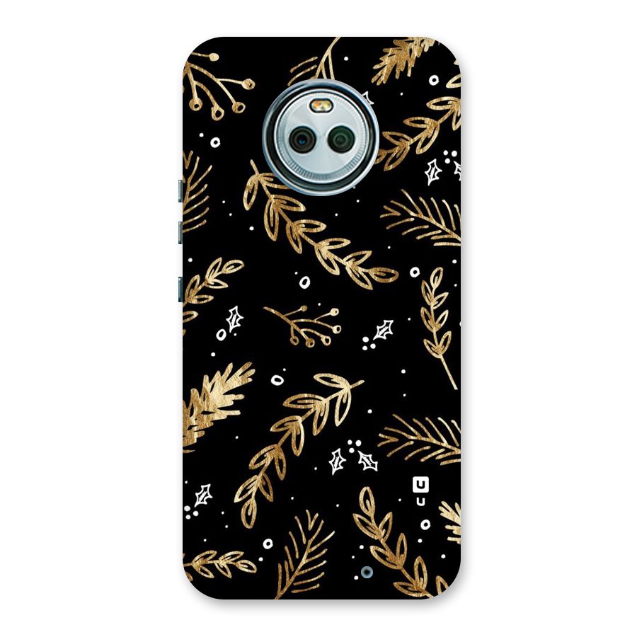Gold Palm Leaves Back Case for Moto X4