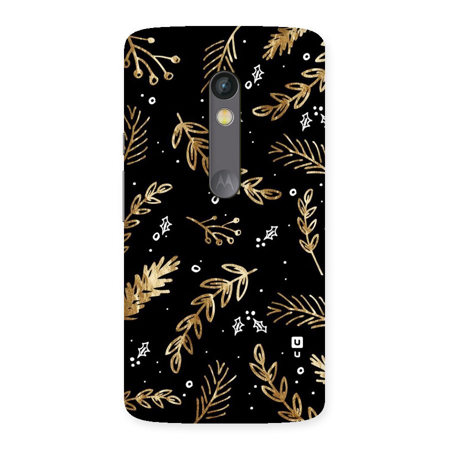 Gold Palm Leaves Back Case for Moto X Play