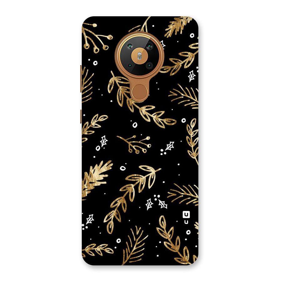 Gold Palm Leaves Back Case for Nokia 5.3