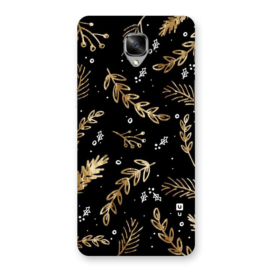Gold Palm Leaves Back Case for OnePlus 3