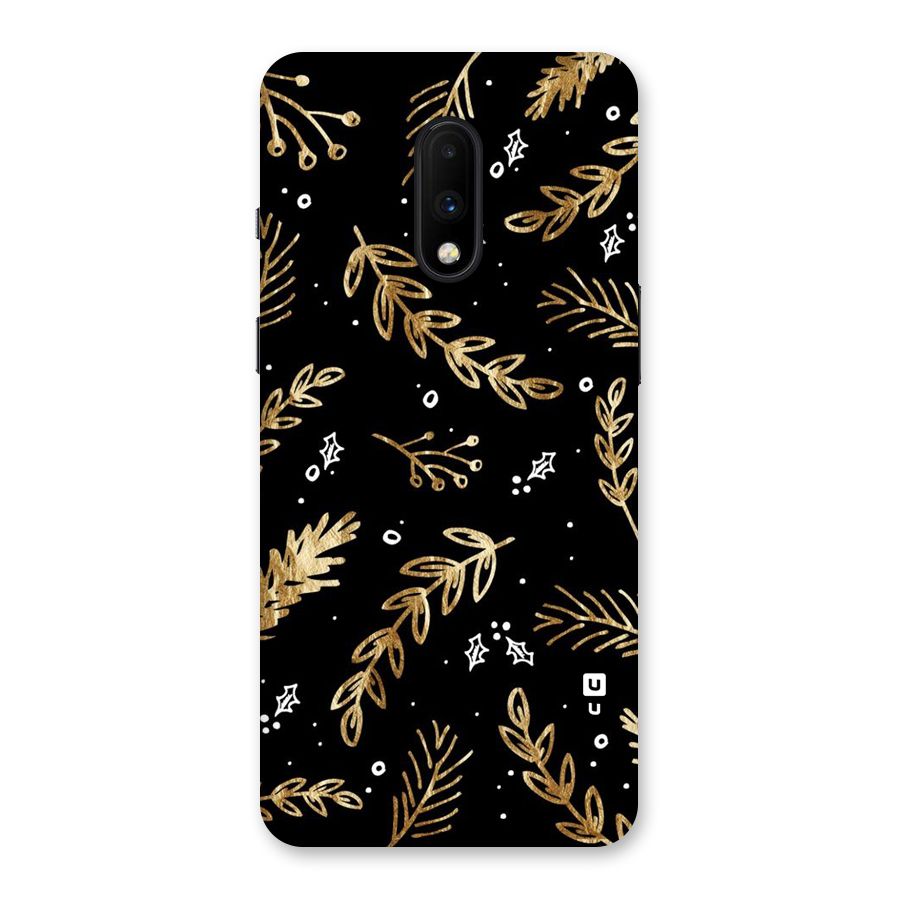 Gold Palm Leaves Back Case for OnePlus 7
