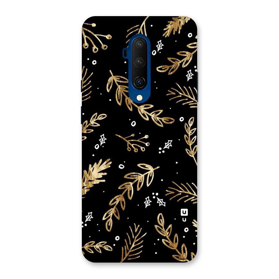 Gold Palm Leaves Back Case for OnePlus 7T Pro