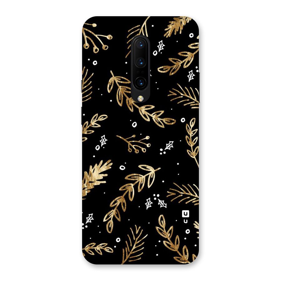 Gold Palm Leaves Back Case for OnePlus 7 Pro