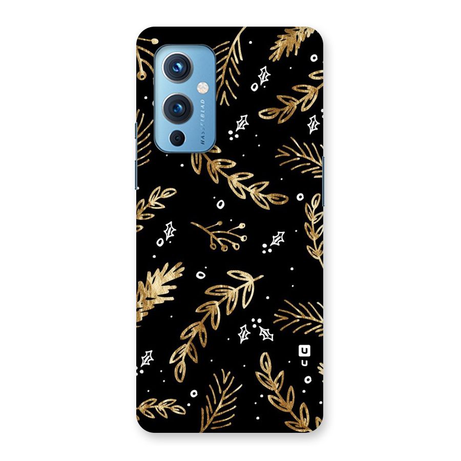 Gold Palm Leaves Back Case for OnePlus 9