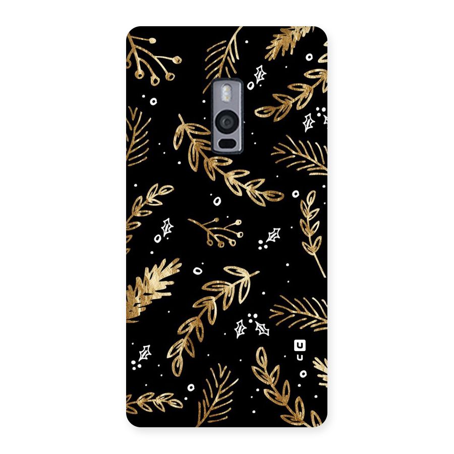 Gold Palm Leaves Back Case for OnePlus Two