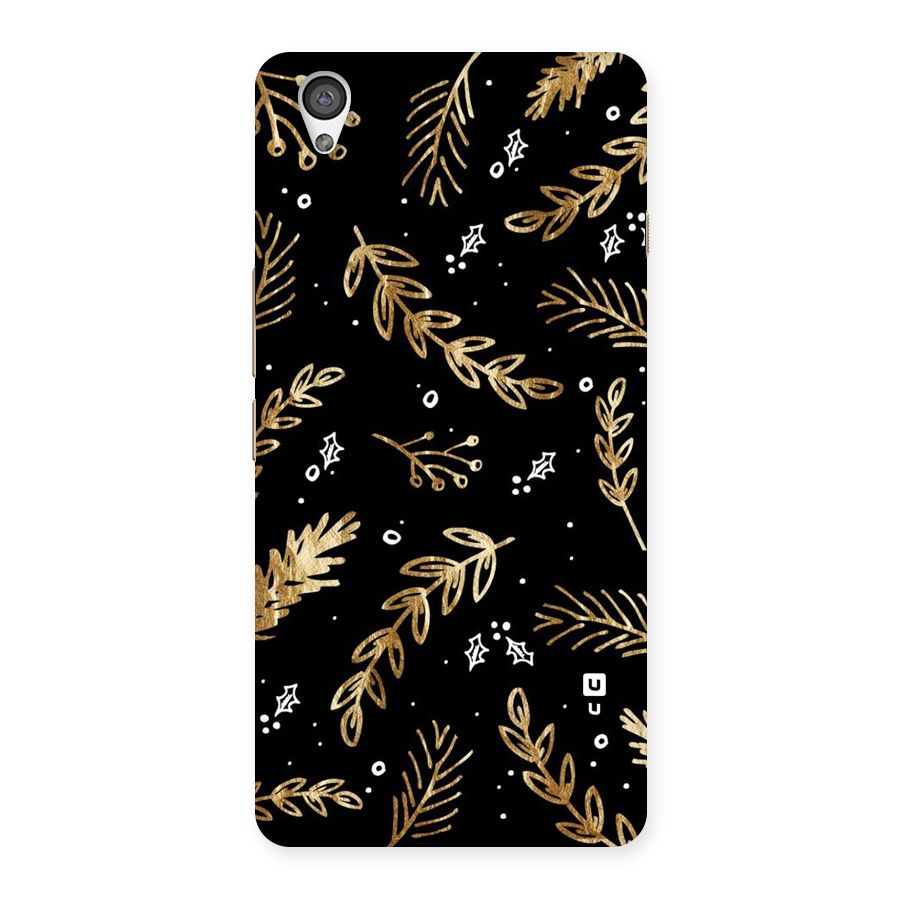 Gold Palm Leaves Back Case for OnePlus X