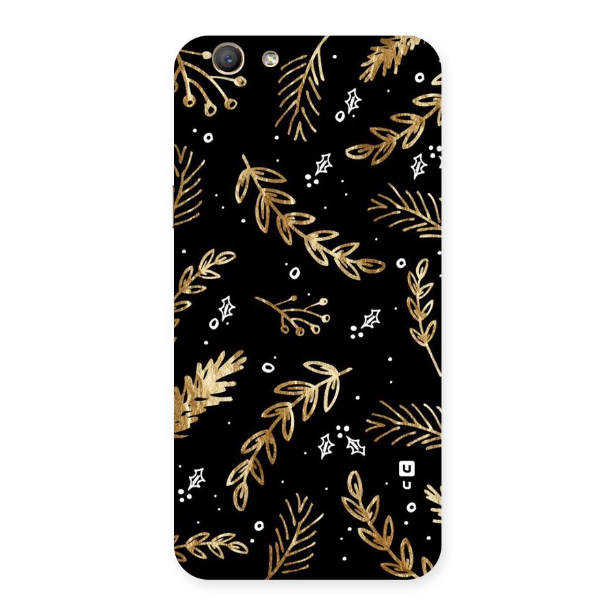 Gold Palm Leaves Back Case for Oppo A59