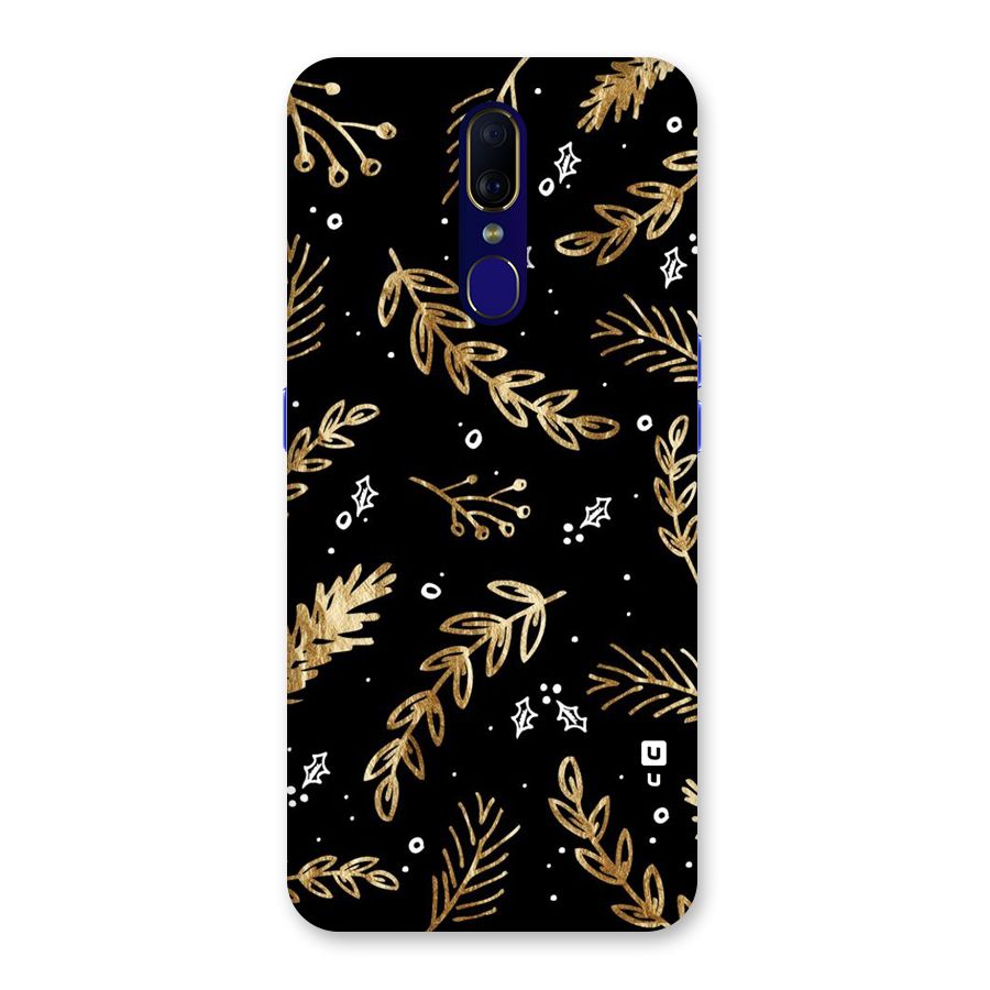 Gold Palm Leaves Back Case for Oppo A9