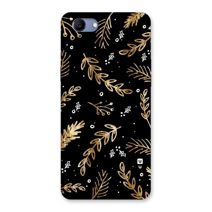Gold Palm Leaves Back Case for Oppo Realme 1