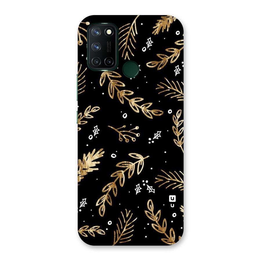 Gold Palm Leaves Back Case for Realme 7i