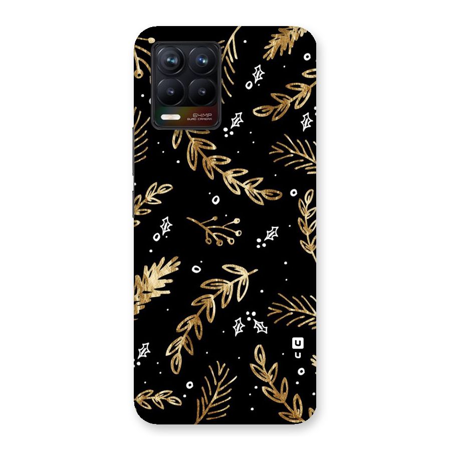 Gold Palm Leaves Back Case for Realme 8