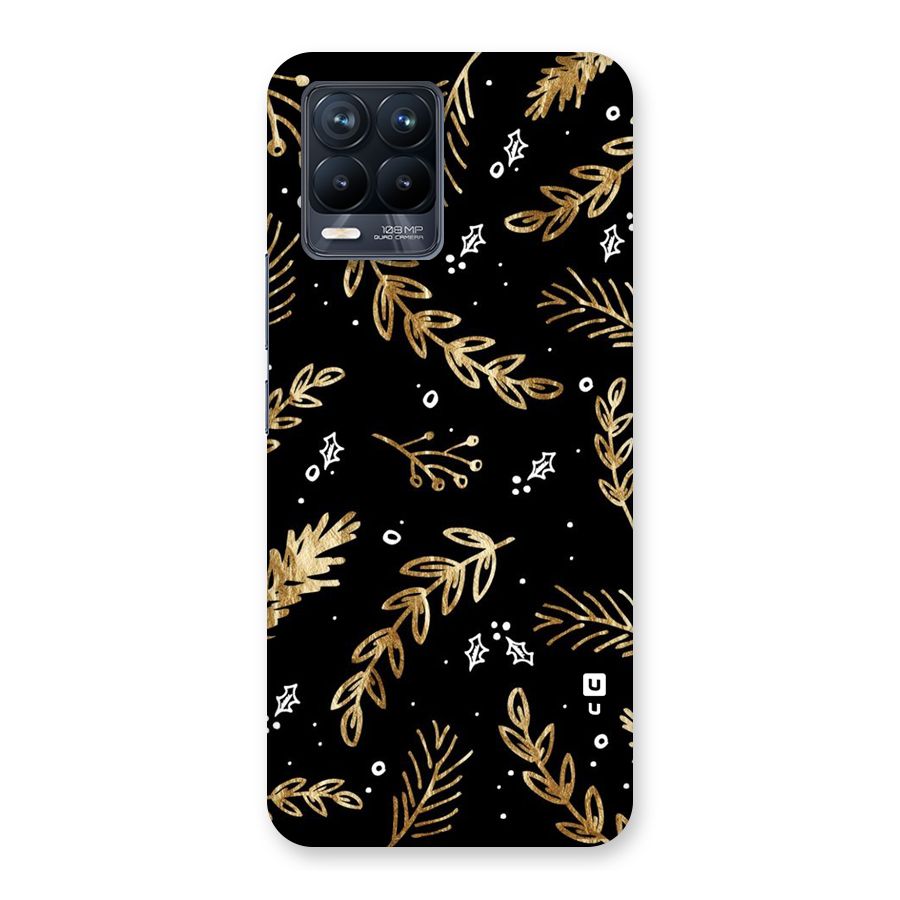 Gold Palm Leaves Back Case for Realme 8 Pro