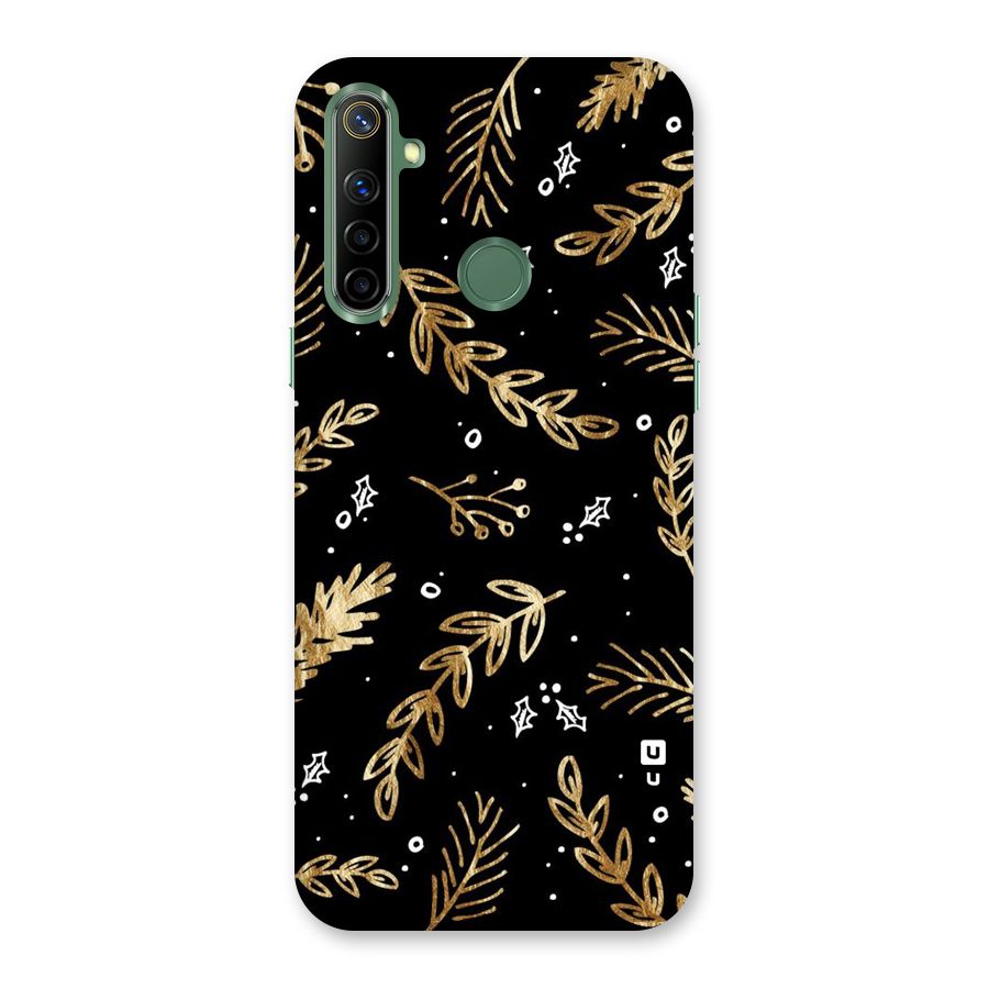 Gold Palm Leaves Back Case for Realme Narzo 10