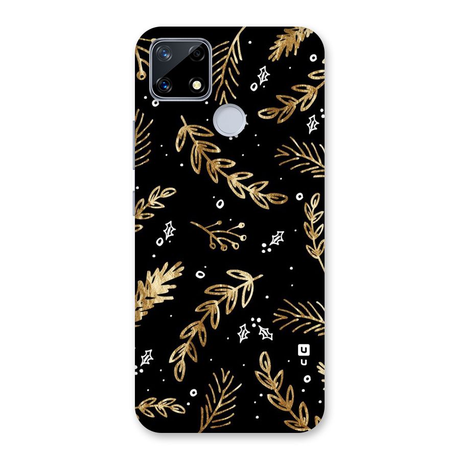 Gold Palm Leaves Back Case for Realme Narzo 20