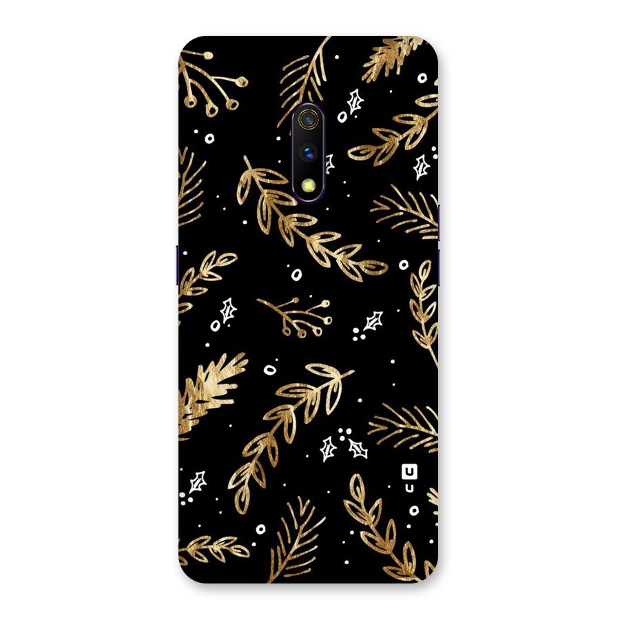 Gold Palm Leaves Back Case for Realme X