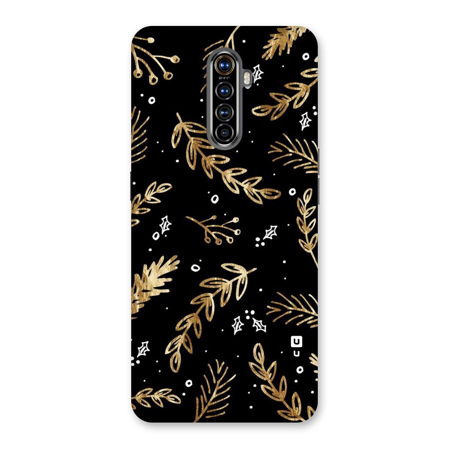 Gold Palm Leaves Back Case for Realme X2 Pro