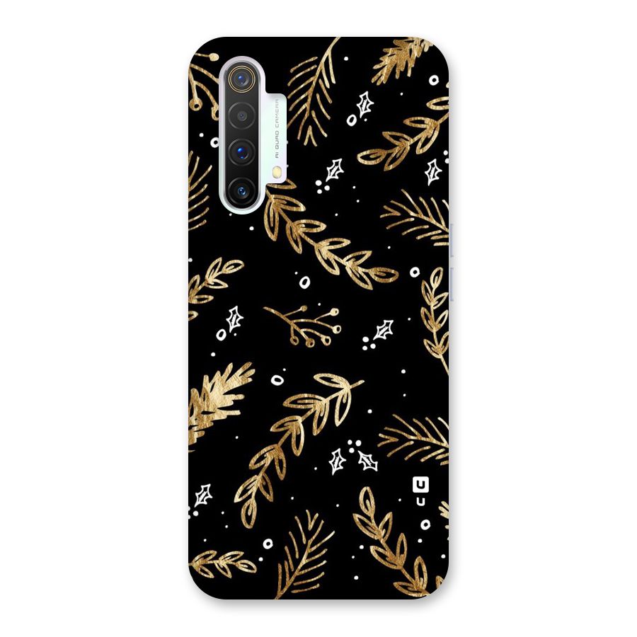 Gold Palm Leaves Back Case for Realme X3
