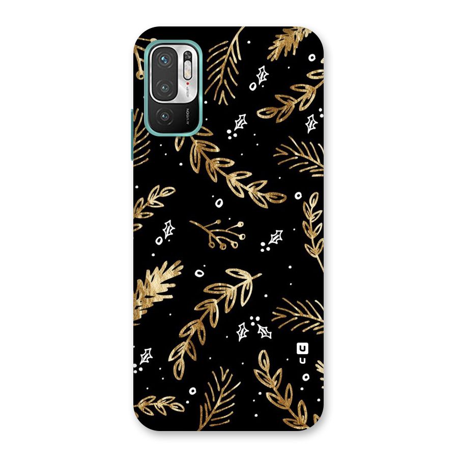 Gold Palm Leaves Back Case for Redmi Note 10T 5G